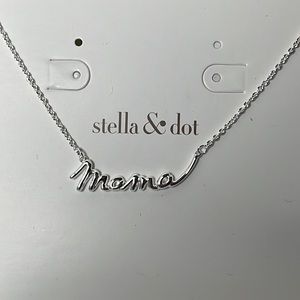 Stella & Dot Mama necklace - Silver plated NWT